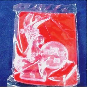 Energizer Bunny Clear Acrylic Christmas Ornament Vintage 1992 Everready Battery